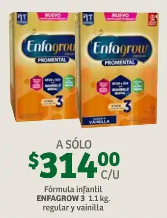 Fórmula Infantil Enfagrow 3 Regular y Vainilla 1.1kg