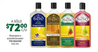 Soriana Híper Shampoo o Acondicionador Tio Nacho 415ml oferta