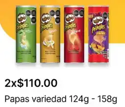 OXXO Pringles papas variedad oferta