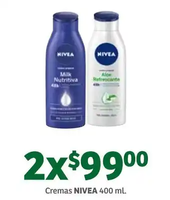 Cremas Nivea 2x400ml