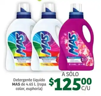 Soriana Híper Detergente Liquido Mas 4.65L oferta