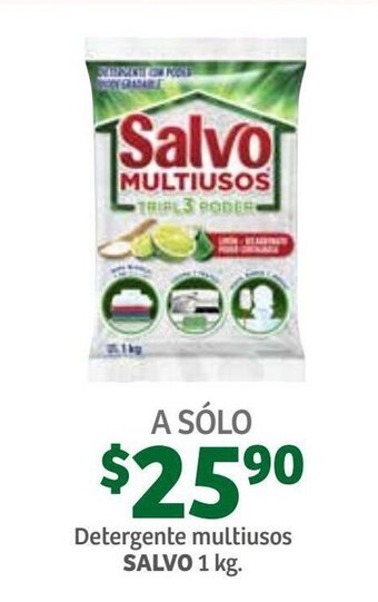 Soriana Híper Detergente Multiusos Salvo 1kg oferta