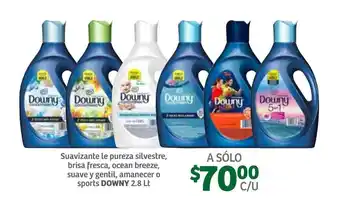 Soriana Híper Suavizante Le Pureza Silvestre, Brisa Fresca, Ocean Breeze, Suave y Gentil, Amanecer o Sports Downy 2.8lt oferta