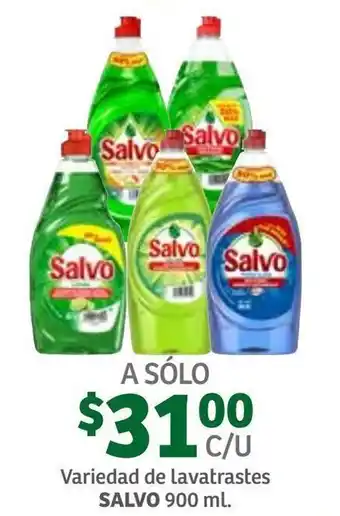 Soriana Híper Lavatrastes Salvo 900ml oferta
