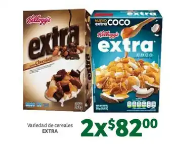 Soriana Mercado Cereales Extra Chocolate/Coco Kellogg's x2 oferta