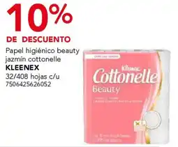 City Club Kleenex Cottonelle papel higiénico beauty jazmín oferta