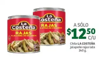 Chile Jalapeño Rajas La Costeña 240g