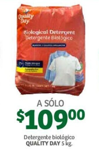 Soriana Mercado Detergente Biológico Quality Day 5kg oferta