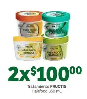 Tratamiento Hairfood Fructis 2x350ml