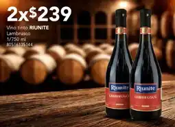City Club Riunite vino tinto lambrusco oferta