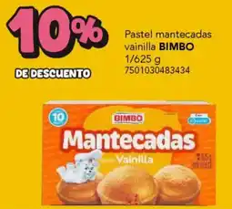 City Club Bimbo pastel mantecadas vainilla oferta