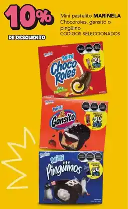 City Club Marinela mini pastelito oferta
