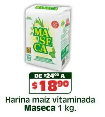 Maseca harina maíz vitaminada