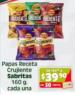 Soriana Híper Papas receta crujiente sabritas oferta