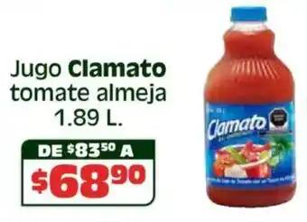 Soriana Híper Clamato jugo tomate almeja oferta