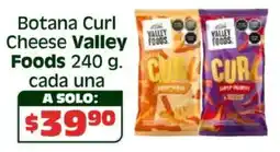 Soriana Híper Valley foods botana curl cheese oferta