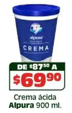 Soriana Híper Alpura crema ácida oferta