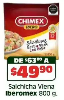 Soriana Híper Iberomex salchicha viena oferta