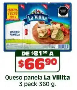 Soriana Híper La villita queso panela oferta