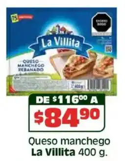 Soriana Híper La villita queso manchego oferta