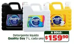 Soriana Híper Quality day detergente líquido oferta