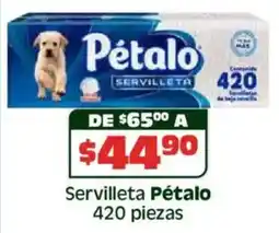 Soriana Híper Pétalo servilleta oferta