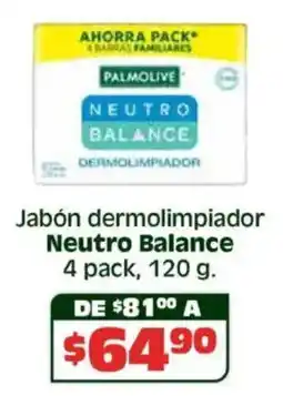 Soriana Híper Neutro balance jabón dermolimpiador oferta