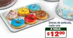 Soriana Híper Donas de película oferta