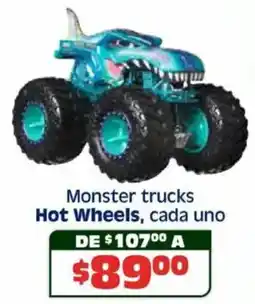 Soriana Híper Hot wheels monster trucks oferta