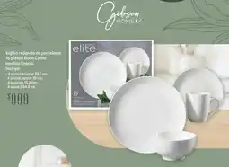 Soriana Híper Vajilla redonda de porcelana oferta