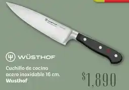 Soriana Híper Wüsthof cuchillo de cocina acero inoxidable oferta