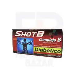 Farmacias Bazar SHOT-B DIABETICO 30 TABLETAS oferta