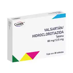 Farmacias Benavides 80 mg Valsartán/12.5 mg Hidroclorotiazida oferta