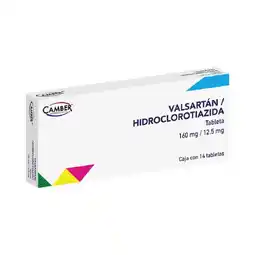 Farmacias Benavides 160 mg Valsartán/12.5 mg Hidroclorotiazida oferta