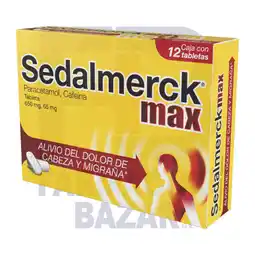 Farmacias Bazar SEDALMERCK MAX 650/65MG 12 TABLETAS oferta