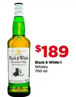 Bodega Aurrerá Black & White whisky oferta