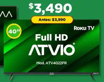 ATVIO Full HD Roku TV 40"