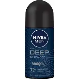 Farmacias YZA Nivea Deep Darkwood Roll On 50Ml oferta