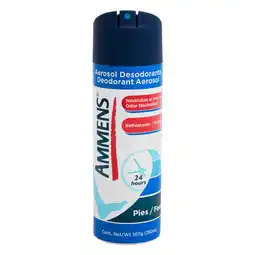 Farmacias YZA Ammens Desodorante Para Pies Aer 150Ml 1 oferta
