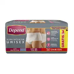 Farmacias YZA Depend Ropa Int Ch/Md 18 Pzas oferta
