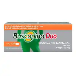 Farmacias YZA Buscapina Duo 500Mg 10 Tabs oferta