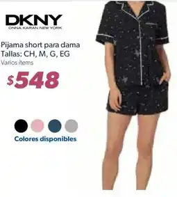 Sam's Club Pijama short para dama DKNY oferta