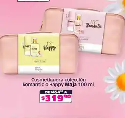 Soriana Híper Cosmetiquera colección Romantic o Happy Maja 100 ml. oferta