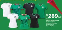 Bodega Aurrerá Fmf playera deportiva para hombre o mujer selección mexicana mundial 2026 oferta