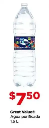 Bodega Aurrerá Great value agua purificada oferta