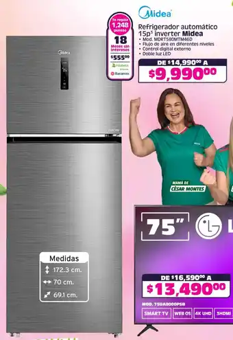 Midea refrigerador automático