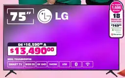 Soriana Híper Lg smart tv 75" oferta