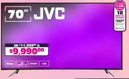 Soriana Híper Jvc smart tv 70" oferta