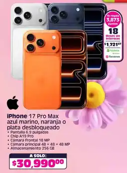 Soriana Híper iPhone 17 Pro Max oferta