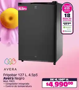 Soriana Híper Avera frigobar 127 l. 4.5p3 oferta